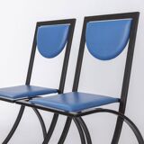4 Dining Chairs by Karl Friedrich Förster for KFF Germany, 1980s, Set of 4