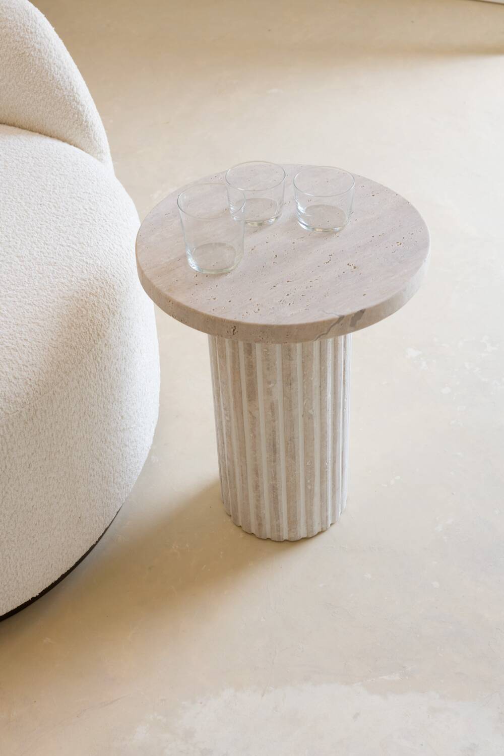 Omega side table 50 cm H