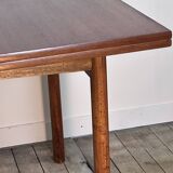 Scandinavian style extending teak table, French manufacture, 1960s