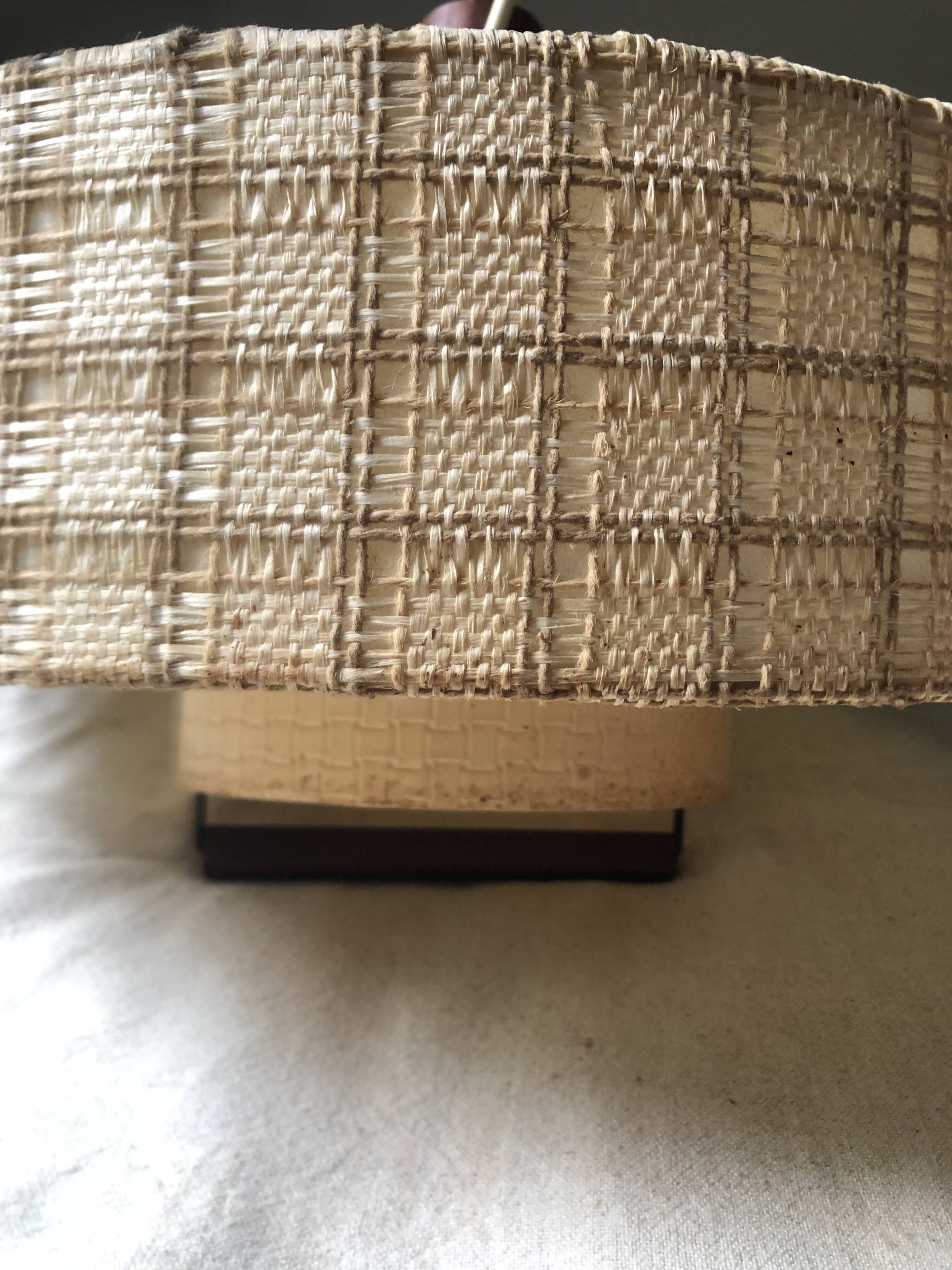 Scandinavian teak pendant light from the 60s/70s vintage