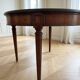 Extendable Louis XVI mahogany round table