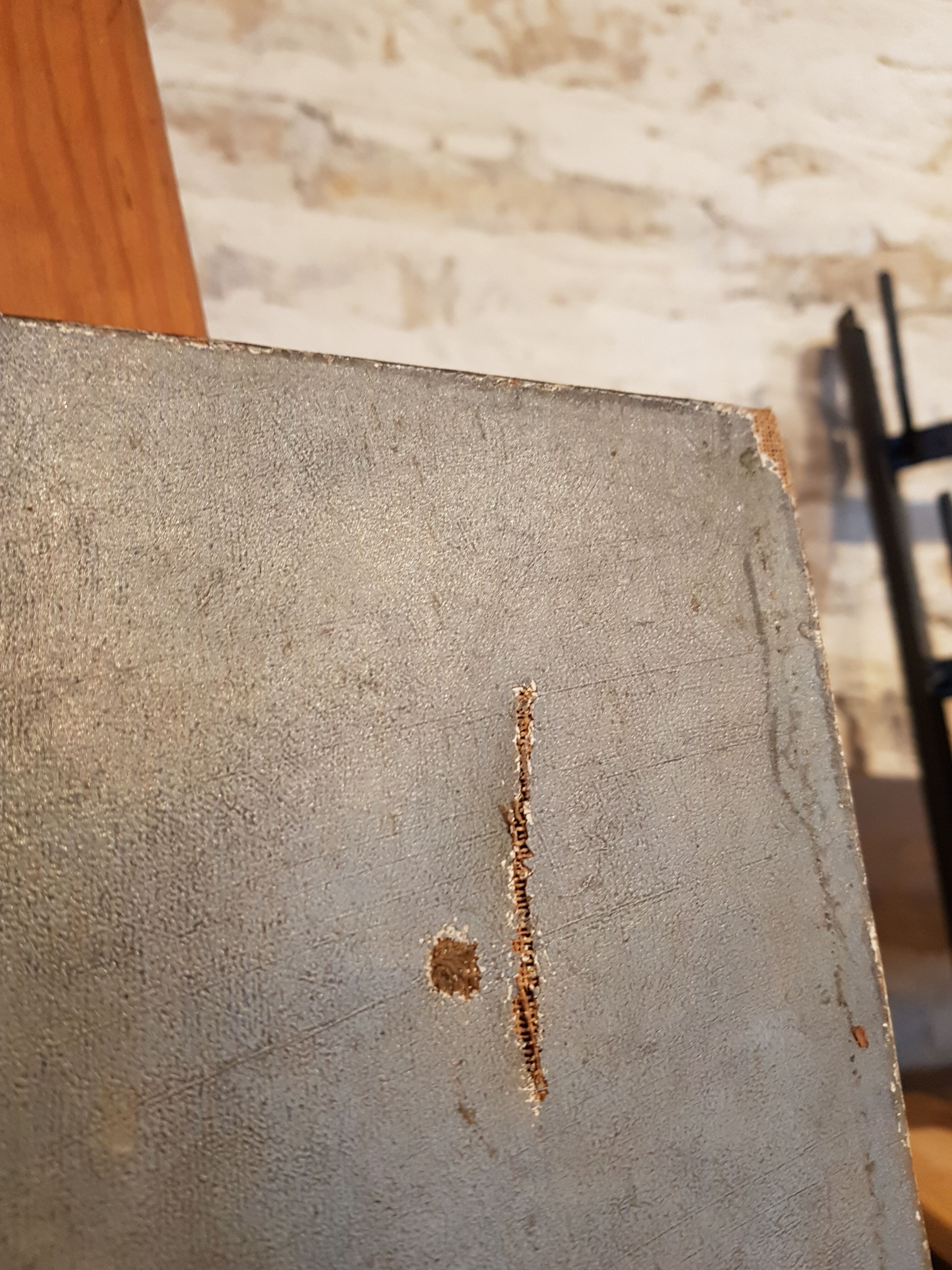 Ancient oil on canvas, still life