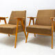 Pair of mid century Czechoslovak armchairs, 1960