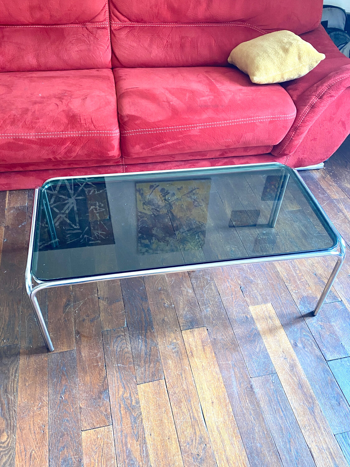Tubular coffee table