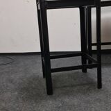Un ensemble de quatre tabourets de bar italiens en cuir par Matteo Grassi
