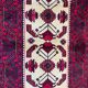 Vintage persian carpet belutch 97x187 cm