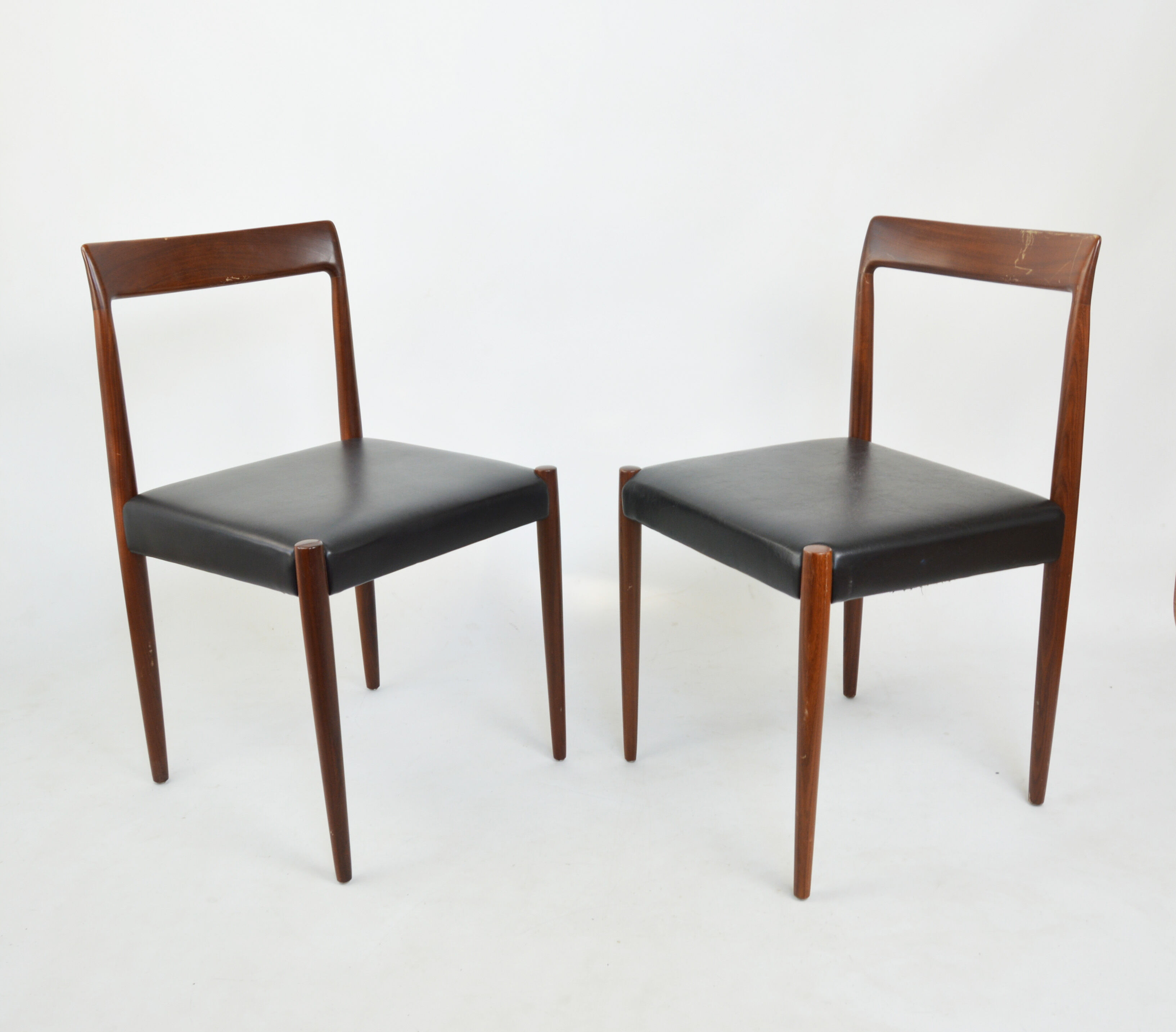 A pair of chairs by L & H. Lubke, Germany, 1960s
