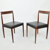A pair of chairs by L & H. Lubke, Germany, 1960s