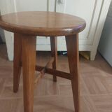 Natural wooden stool around year 60-70