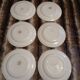 6 assiettes à dessert anciennes Digoin et Sarreguemines