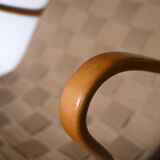 “Pernilla” armchair and footstool designed by Bruno Mathsson