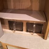 Vintage buffet in formica 1962 pale green