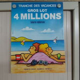 Original National Lottery Lottery Slice Holiday Jackpot 1985