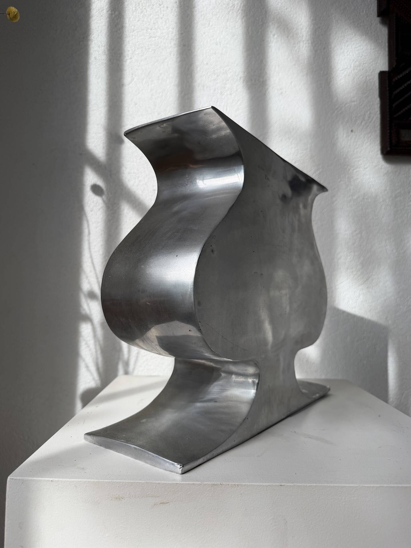 Vase fonte d’aluminium