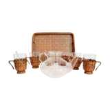 Glass tea service by Ilse Decho for Jena Glas, Germany, 1960