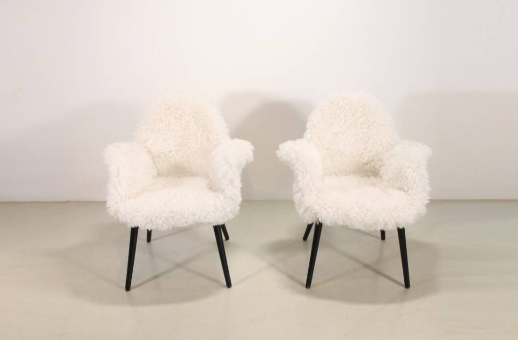 2 chaises Vitra Organic de Charles Eames et Eero Saarinen