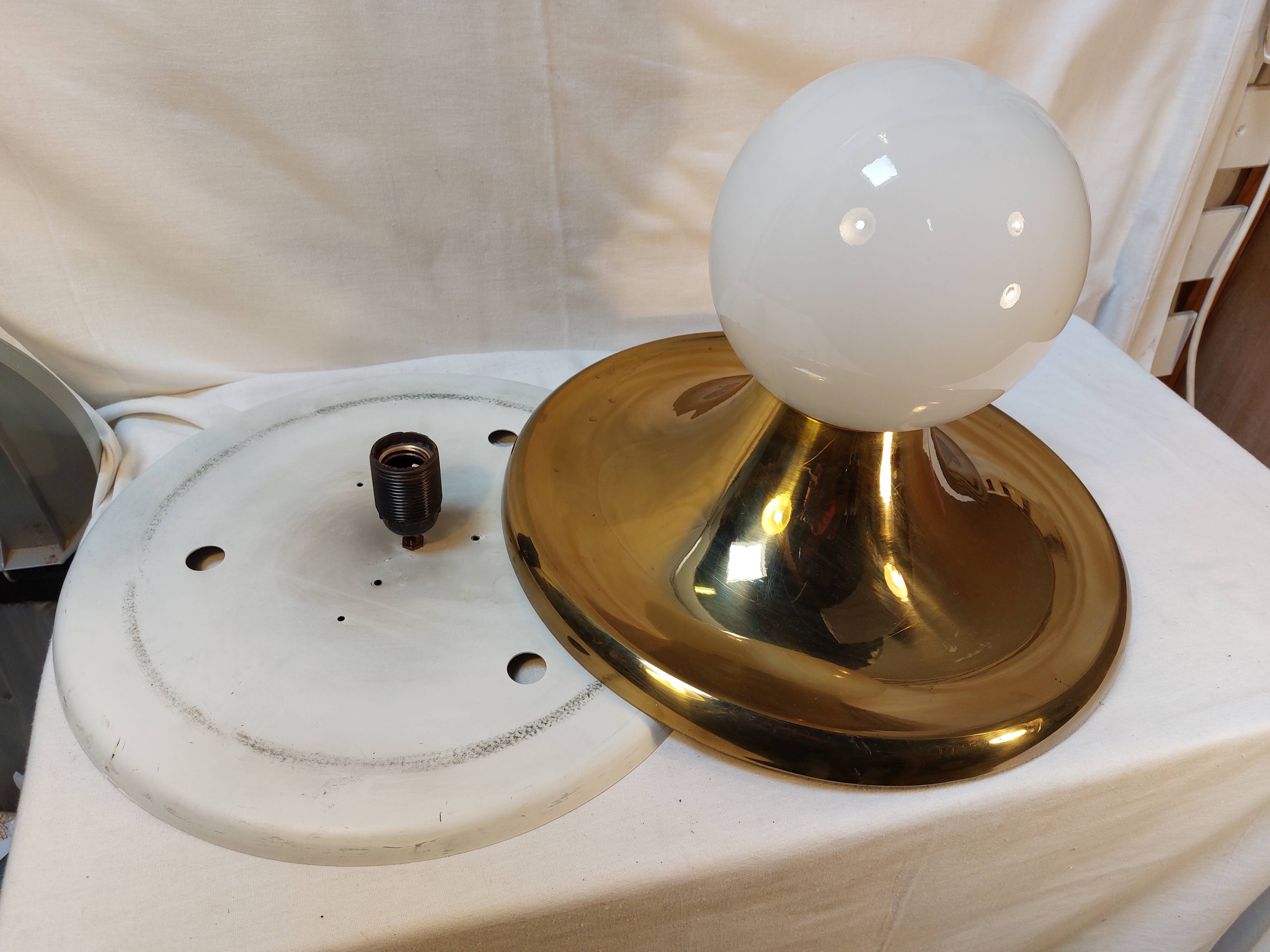 Light Ball wall or ceiling light by A. et P. Castiglioni - Maison Flos - 1960s/1970s