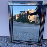 Large geometric rectangular mirror ORDER NUMBER around 1970