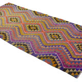 Anatolian handmade kilim rug 310 cm x 147 cm