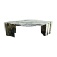 Marble table drop shape Roche Bobois vintage
