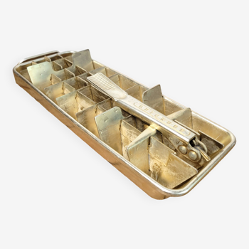 Vintage gold Quickcube ice cube tray