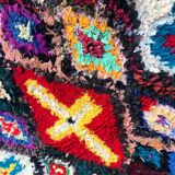 Handmade boucherouite carpet 180x120cm