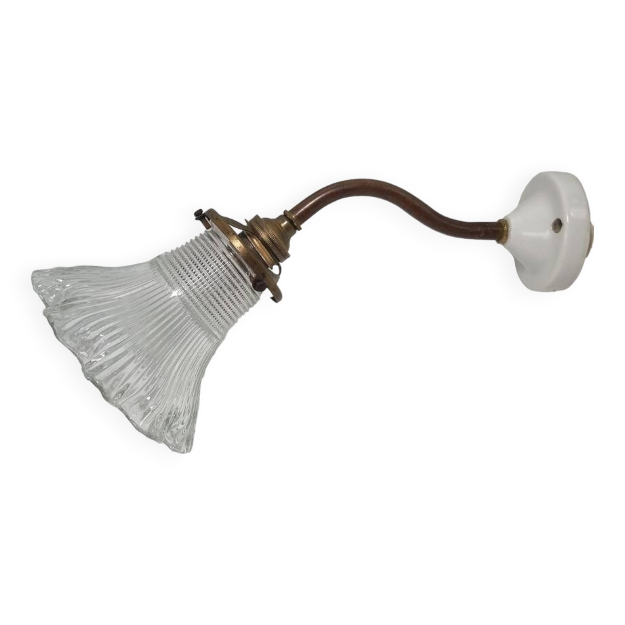 Holophane style wall light