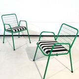Pair of Emu Rio chairs 1980
