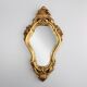 French Louis XV style shell mirror in wood and plaster, France