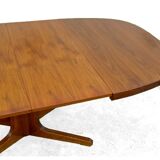 Expandable Danish teak vintage table 1960