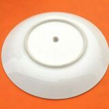 Round serving dish Fine Bohemian porcelain Carlsbad Floral decoration