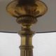 Pair of brass lamps at the end of the 19th century