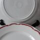 Set of 6 flat plates Badonviller 30s