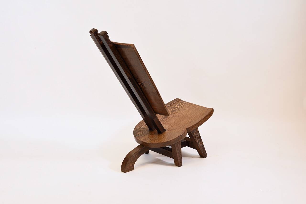 Chaise Africaine en bois de Wengé