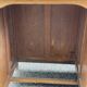 Renovated vintage American desk in raw wood