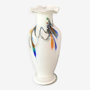 Murano Snowflake vase