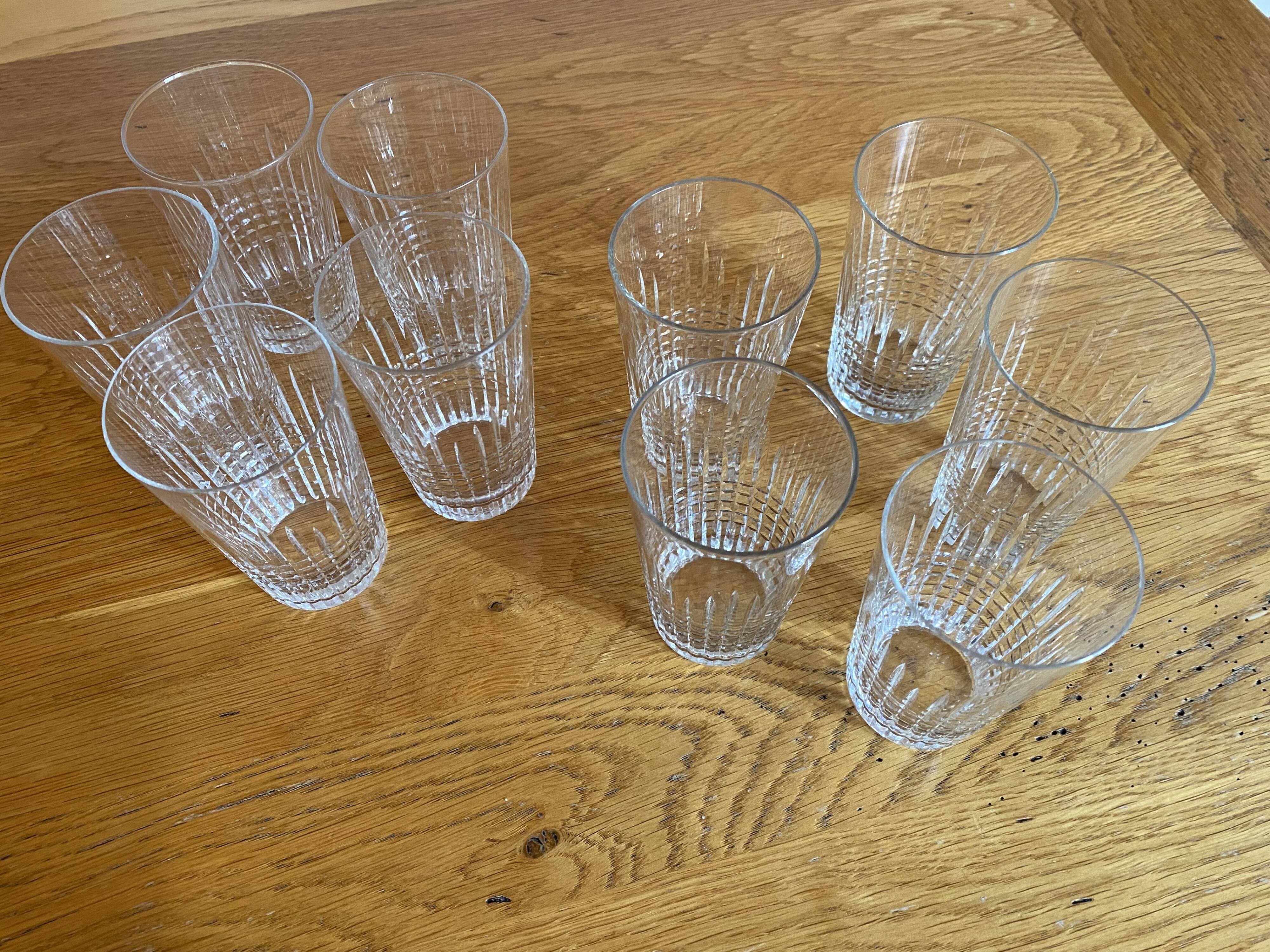 Baccarat crystal goblets