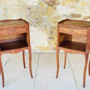 Paire de chevets , Style Louis XV en Palissandre