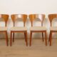6 x dining chair | Koefoeds Hornslets | Niels Koefoed | Model Peter | Teak