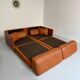 DESEDE ds 76 vintage design camel leather 2-seater sofa