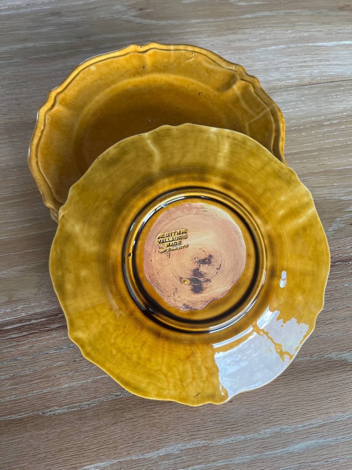 Set of 6 Aegitna Vallauris dinner plates