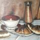 Painting, oil on canvas, still life, Middle twentieth