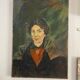 Oil on canvas The woman in the stole