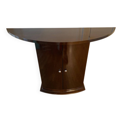 Console demi-lune Art Déco — attribuées à Hugues Chevalier