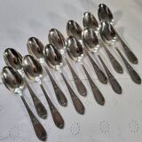 12 Large Silver Plated Table Spoons SOH