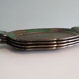 Set of 4 small Venetian trays, 1970 Italy