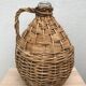Braided wicker demijohn