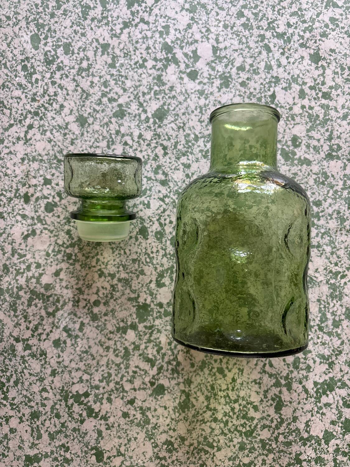 Vintage glass carafe