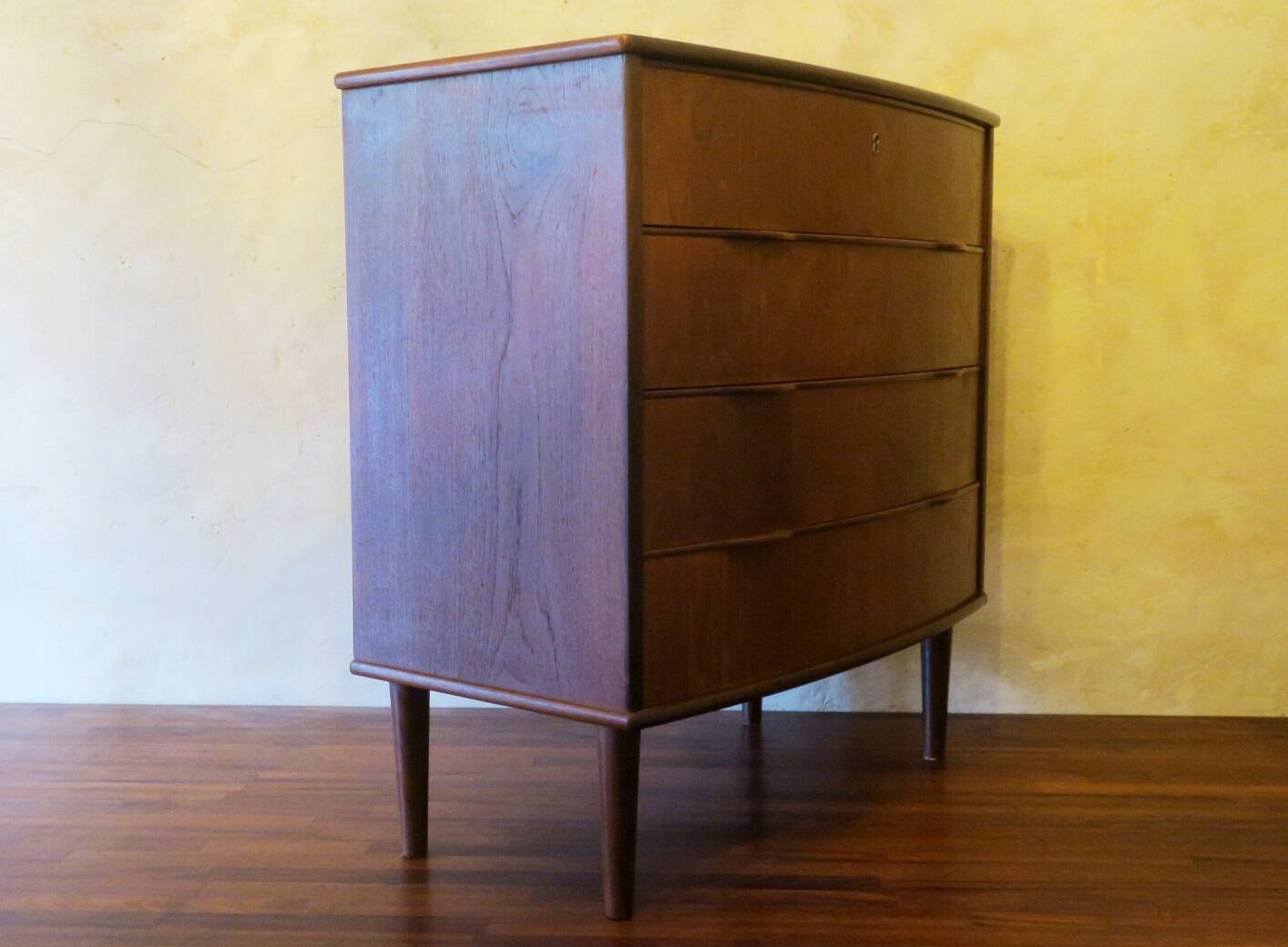 Danish teak chest of drawers signed by Holger Georg Jensen, 1960s
