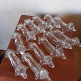 Lot 12 knife holders dogs dachshunds vintage